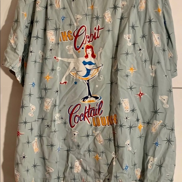 Paradise Found Shirt Vntg Bowling Cocktail Lounge - Picture 3 of 4